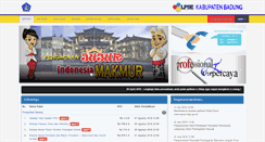 Desktop Screenshot of lpse.badungkab.go.id